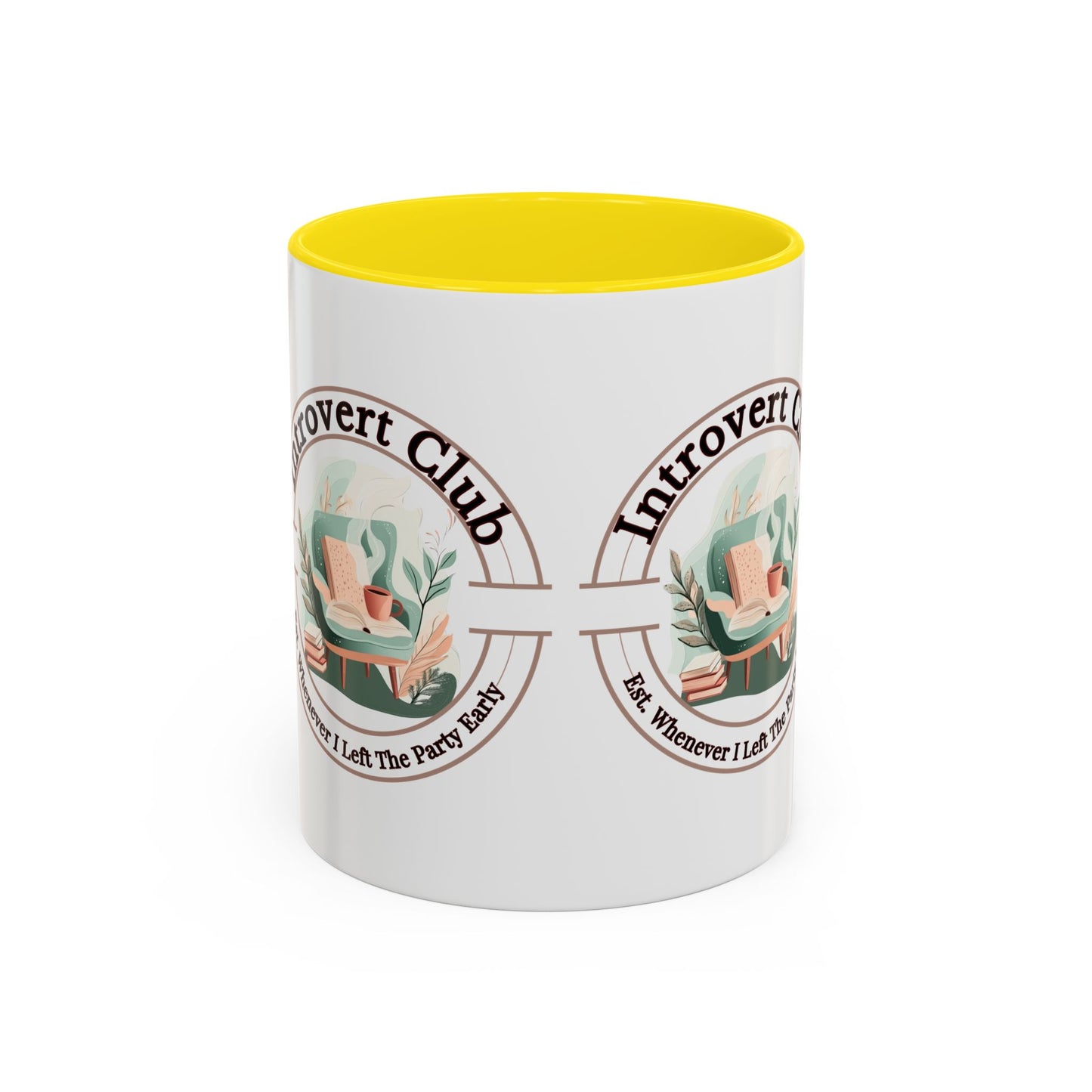 Introvert Club Coffee Mug – Perfect Gift for Shy Souls and Book Lovers