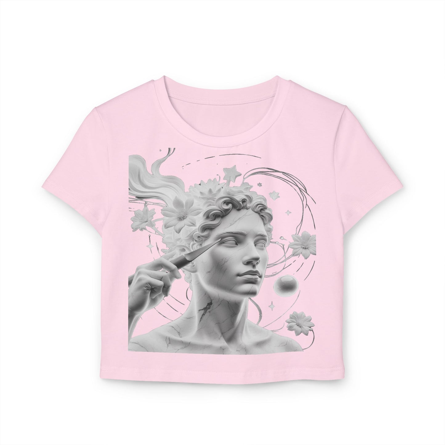 Inspirational Women's Baby Tee - 'The Mind is the Master' Art Tee
