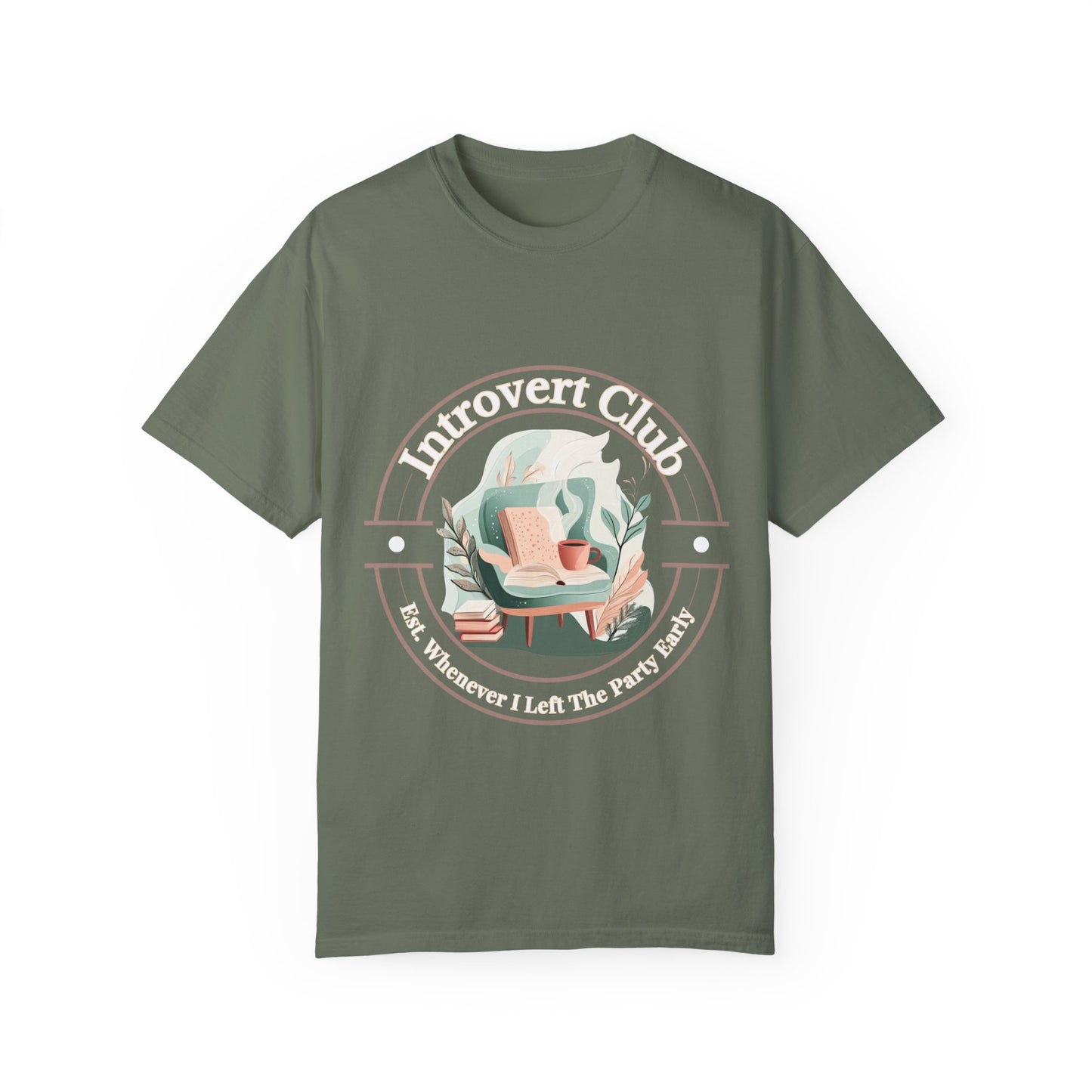 Relaxing Chair Unisex Garment-Dyed T-Shirt - Cozy Home Vibes