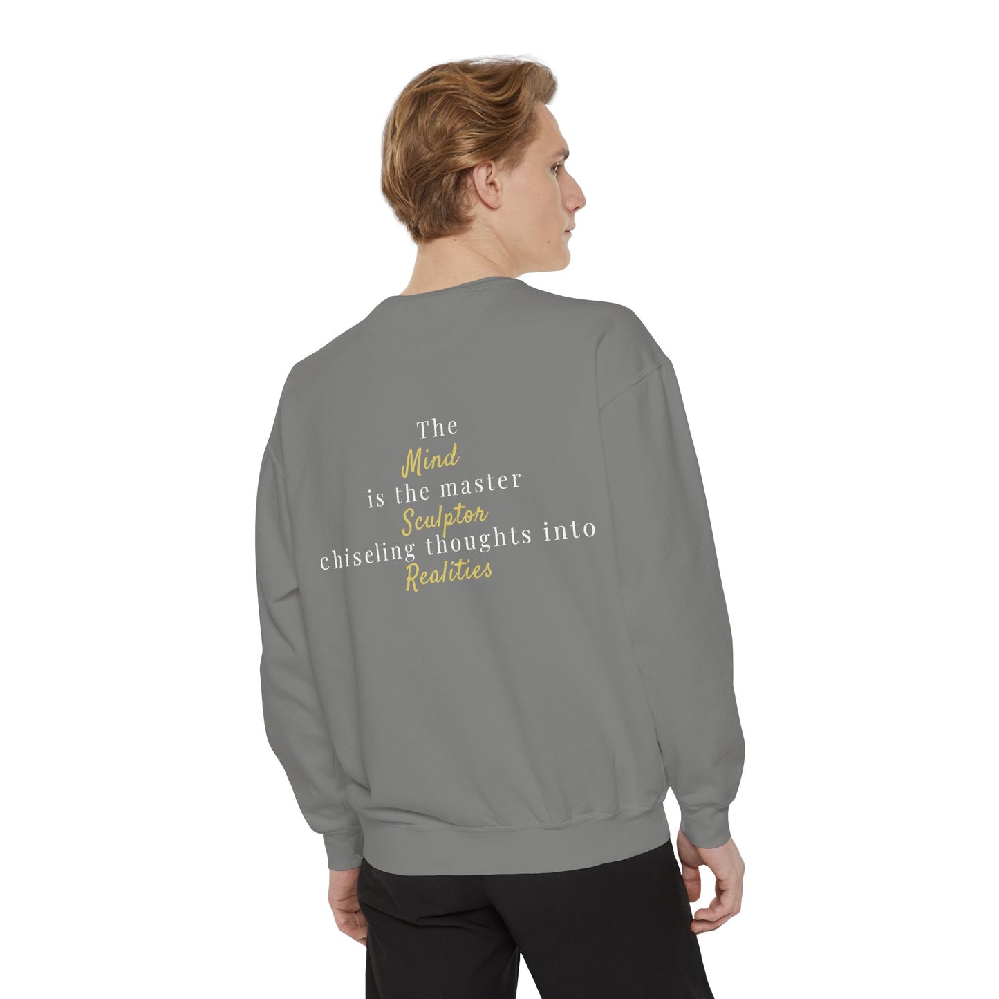 Inspirational Floral Sweatshirt for Creative Minds