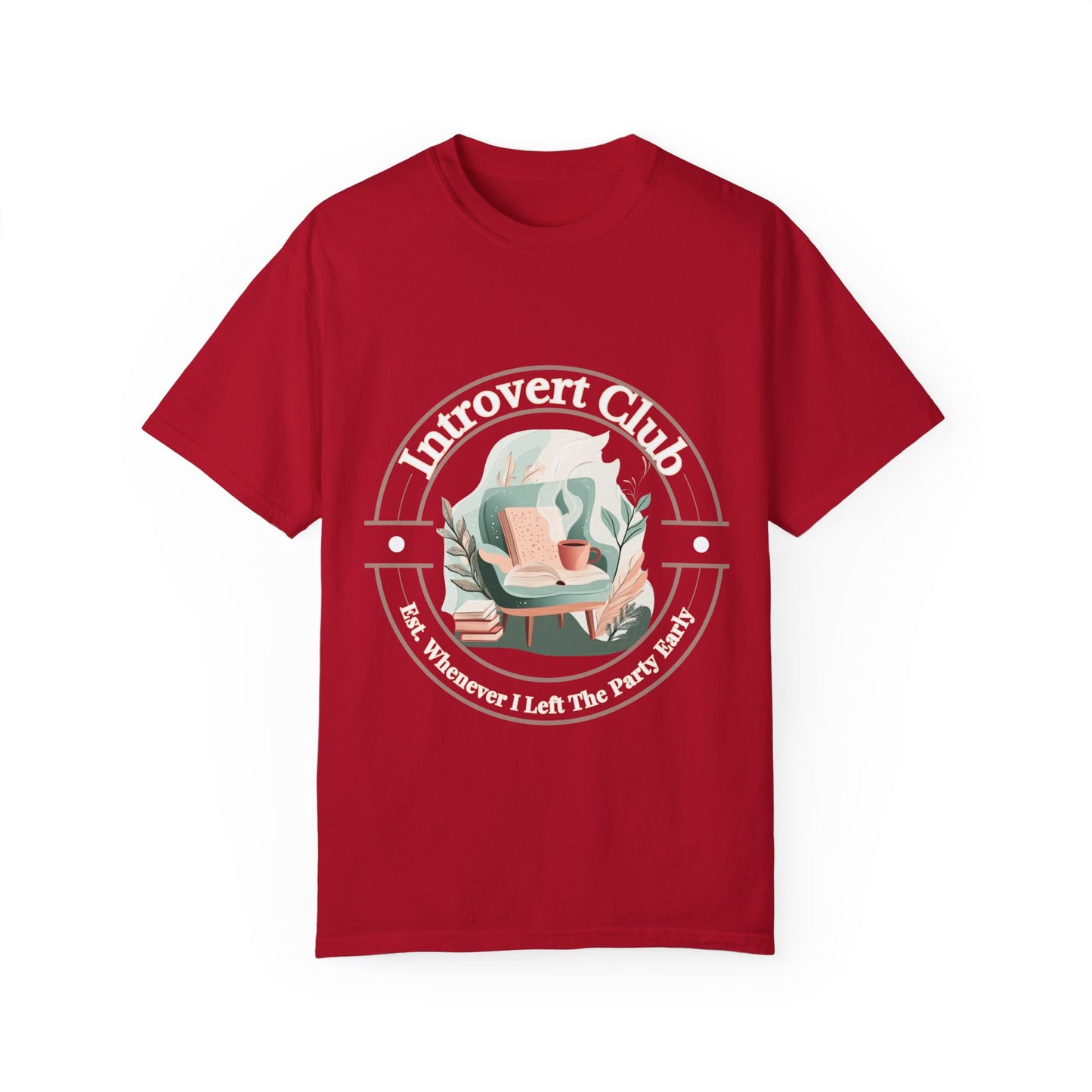Relaxing Chair Unisex Garment-Dyed T-Shirt - Cozy Home Vibes
