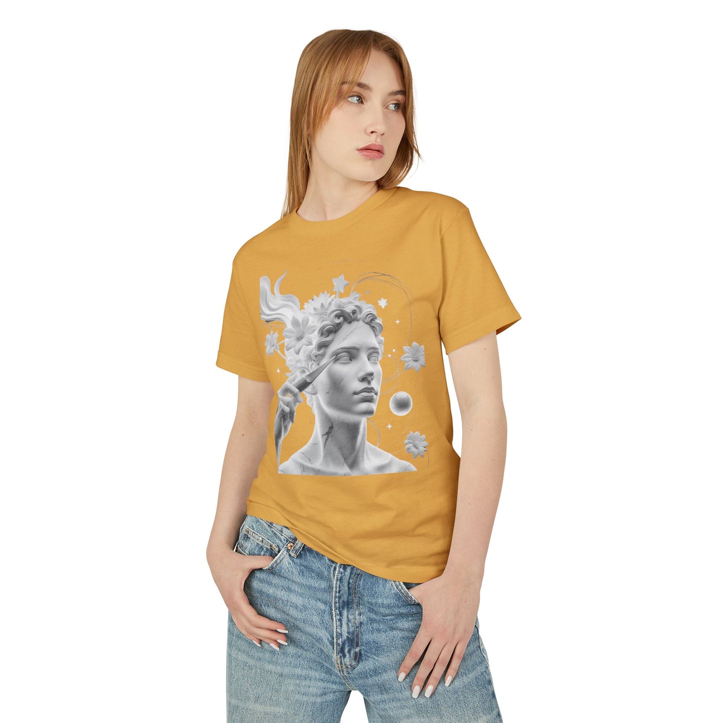 Mind Master Sculpture Tee - Unisex Heavyweight Cotton Shirt