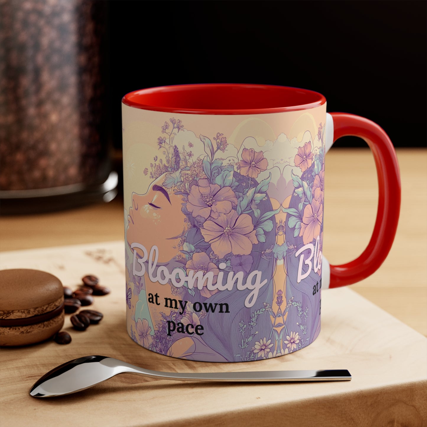 Blooming at My Own Pace - 11oz Accent Mug