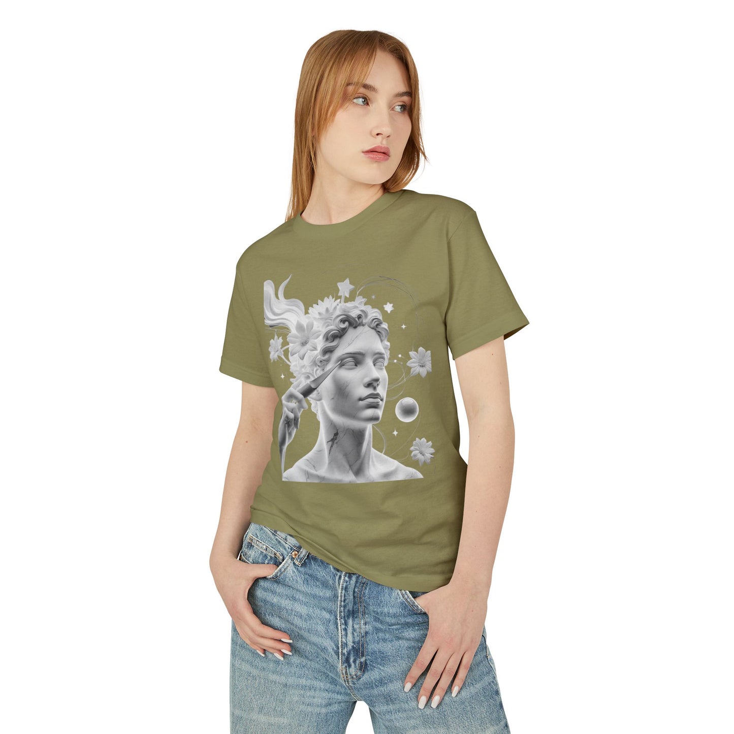 Mind Master Sculpture Tee - Unisex Heavyweight Cotton Shirt