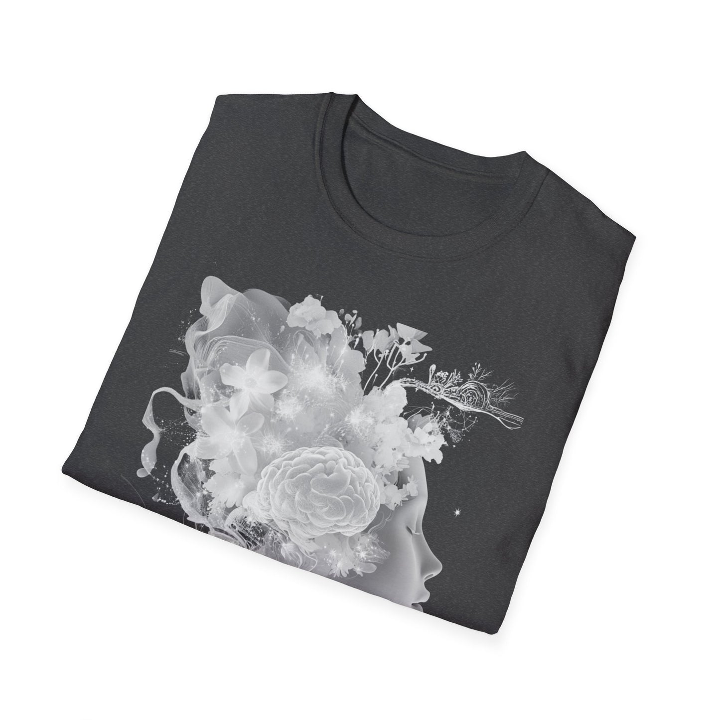Mind Sculptor Floral Unisex T-Shirt - Softstyle Graphic Tee