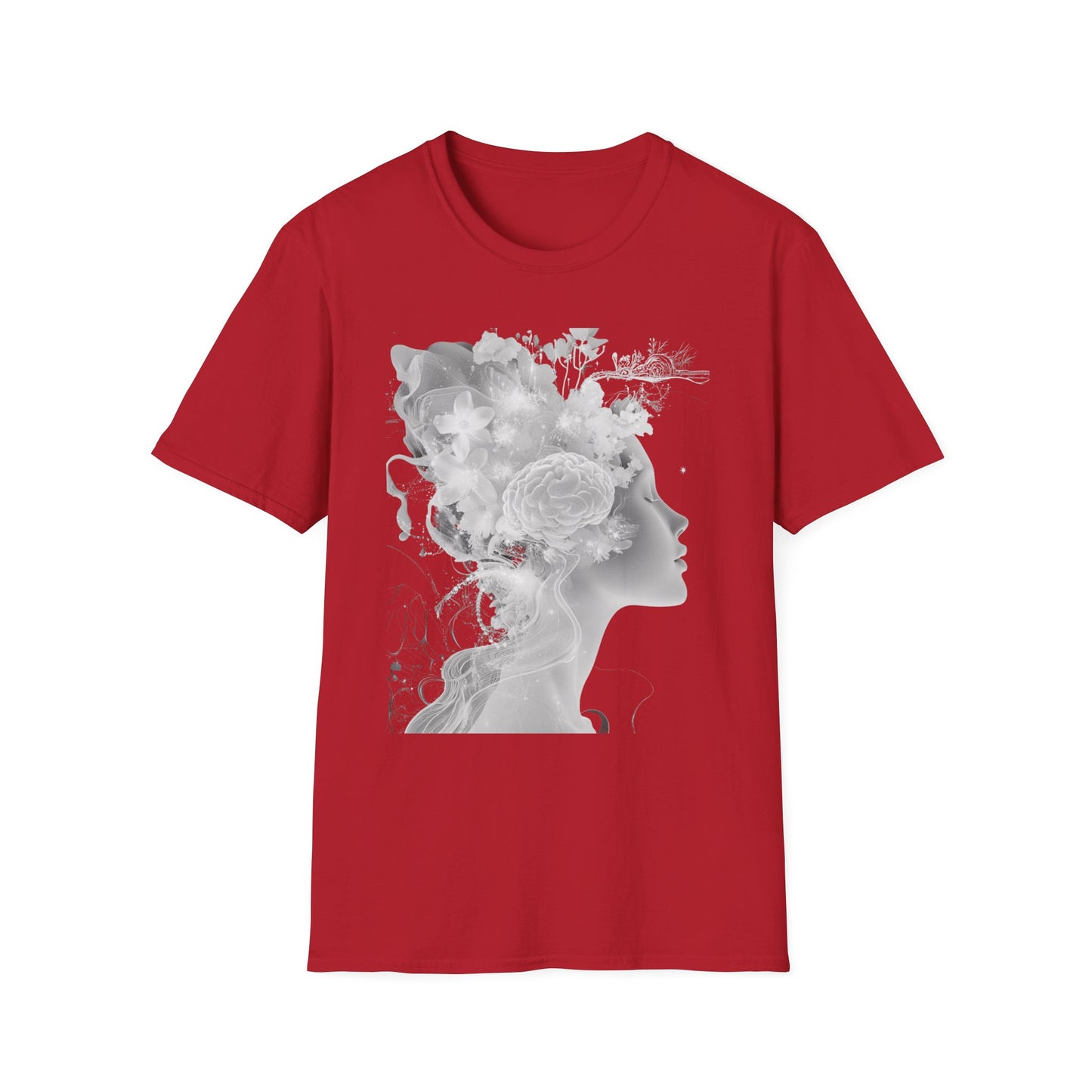 Mind Sculptor Floral Unisex T-Shirt - Softstyle Graphic Tee
