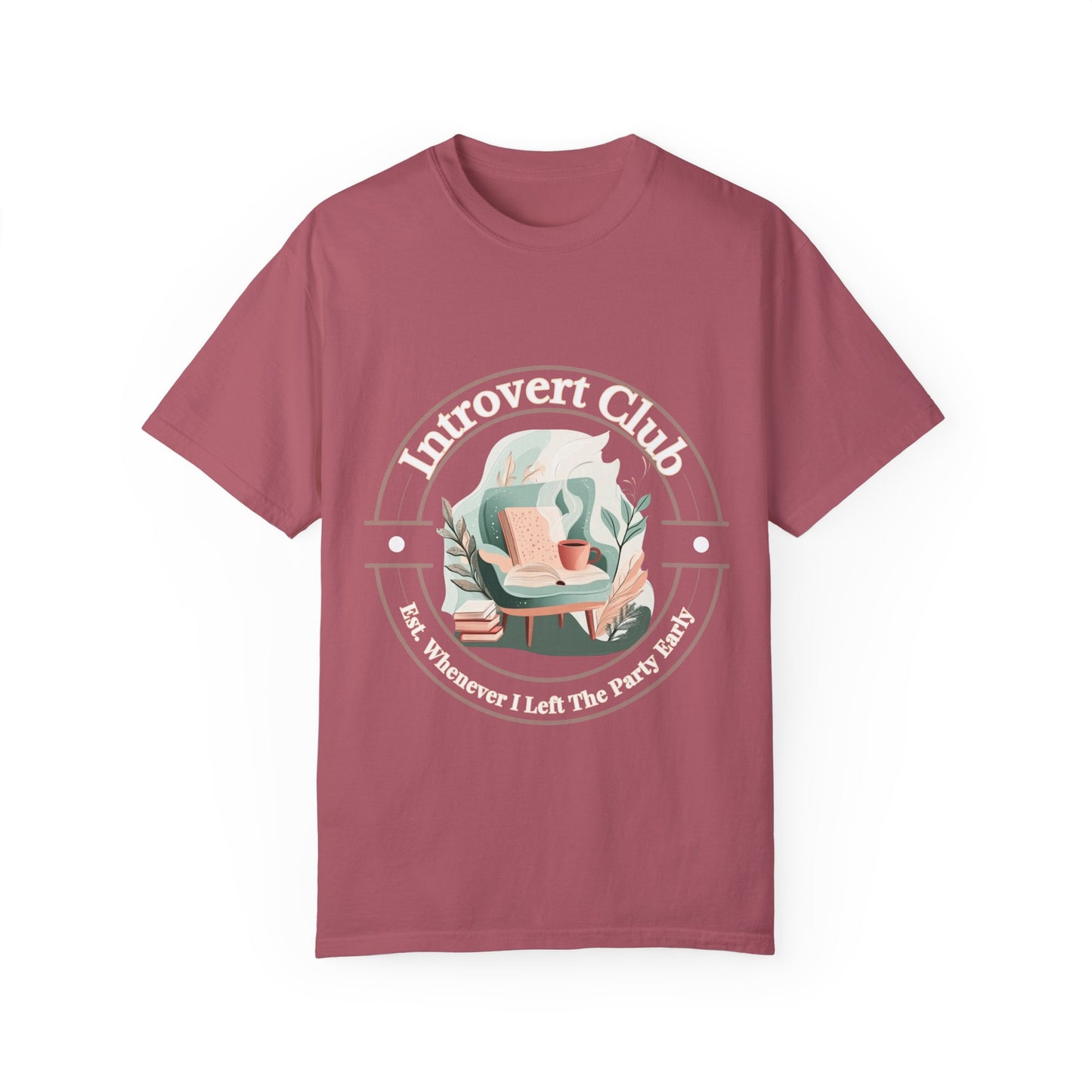 Relaxing Chair Unisex Garment-Dyed T-Shirt - Cozy Home Vibes