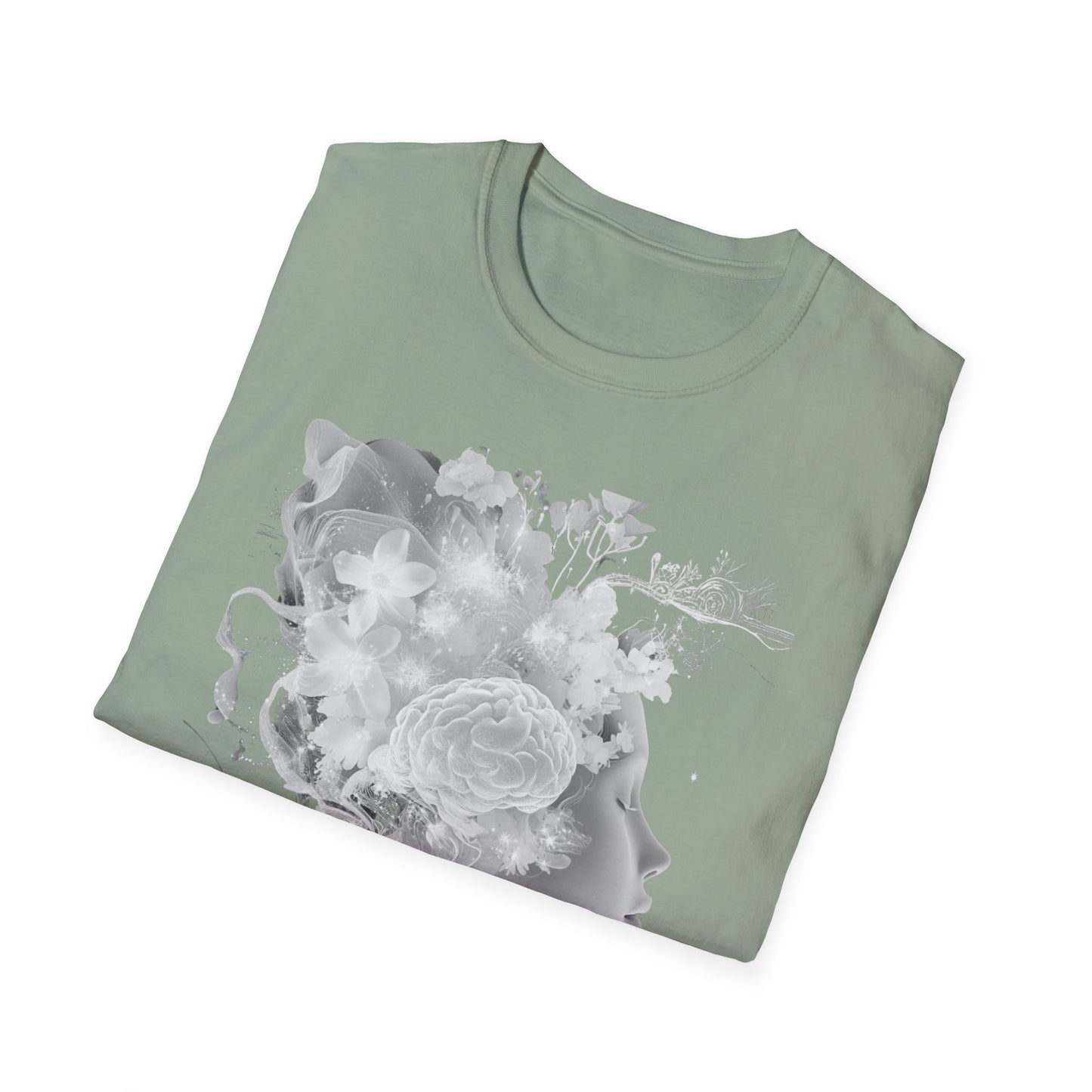Mind Sculptor Floral Unisex T-Shirt - Softstyle Graphic Tee