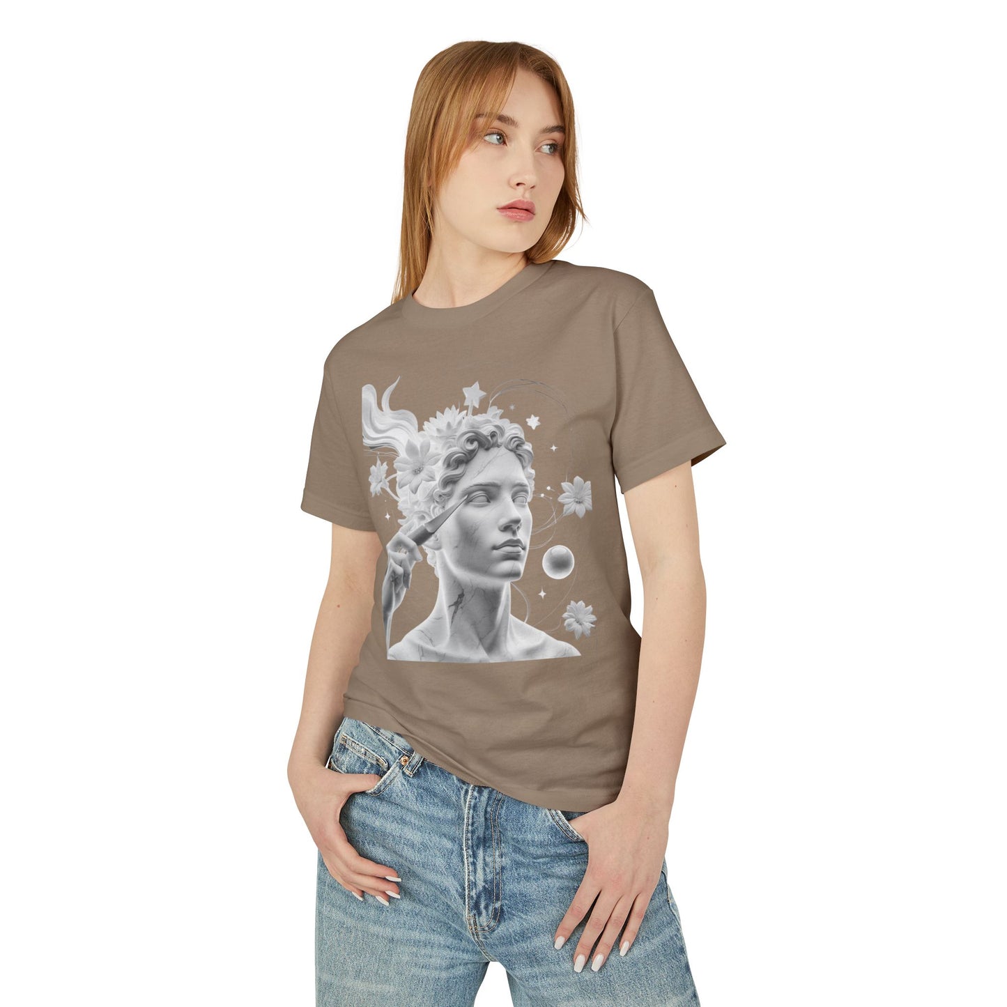 Mind Master Sculpture Tee - Unisex Heavyweight Cotton Shirt