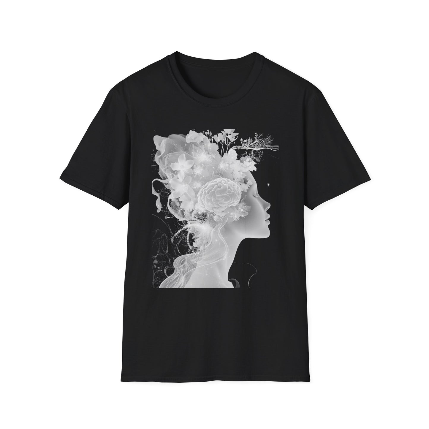 Mind Sculptor Floral Unisex T-Shirt - Softstyle Graphic Tee