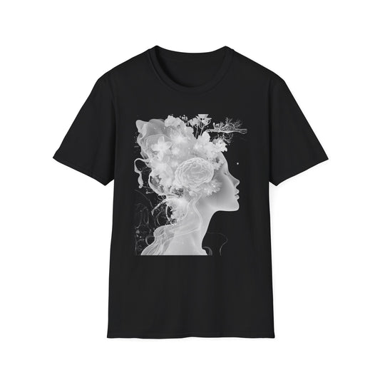 Mind Sculptor Floral Unisex T-Shirt - Softstyle Graphic Tee
