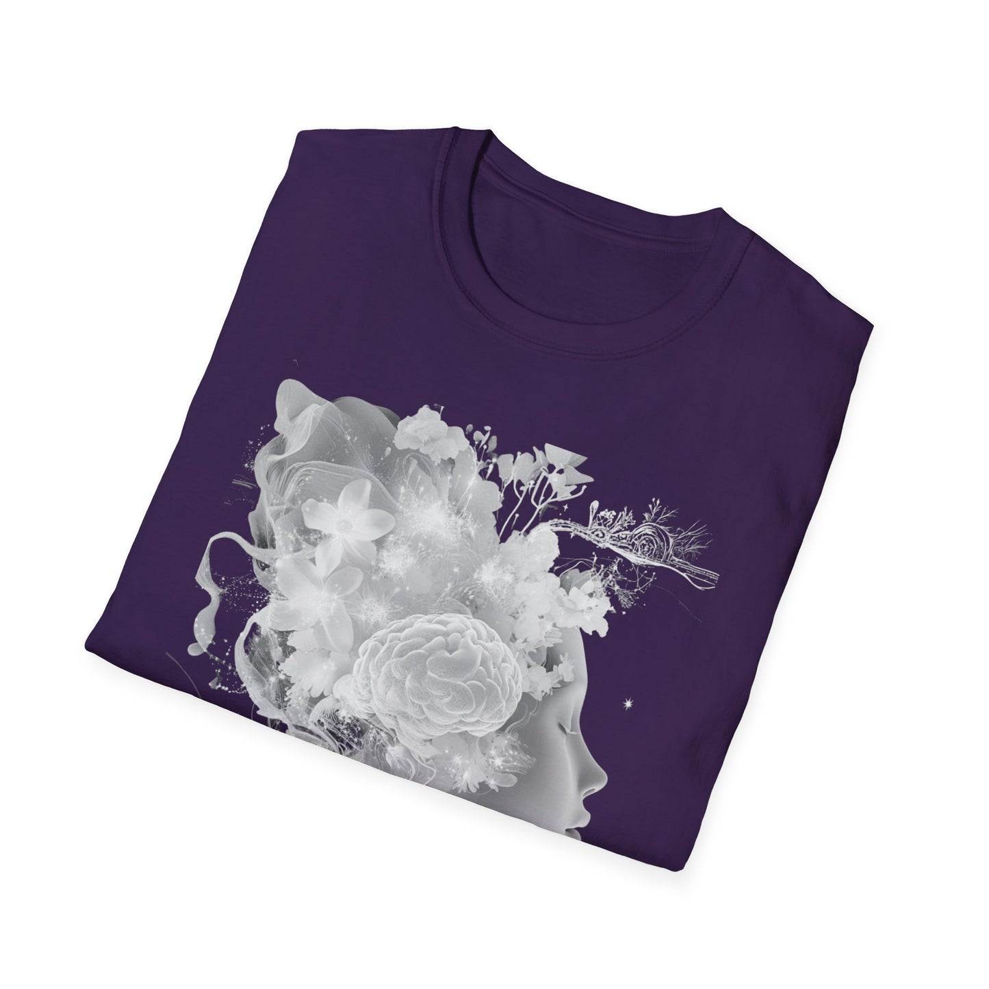 Mind Sculptor Floral Unisex T-Shirt - Softstyle Graphic Tee
