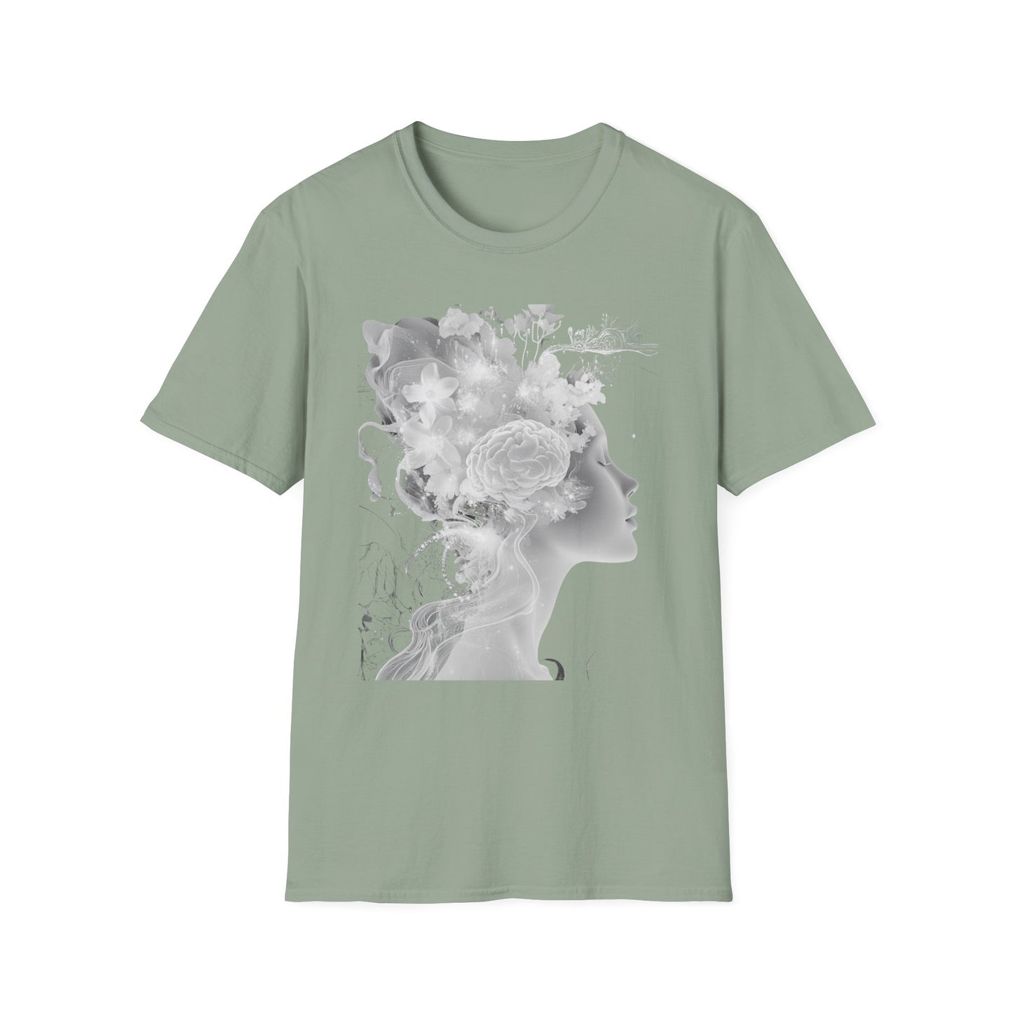Mind Sculptor Floral Unisex T-Shirt - Softstyle Graphic Tee