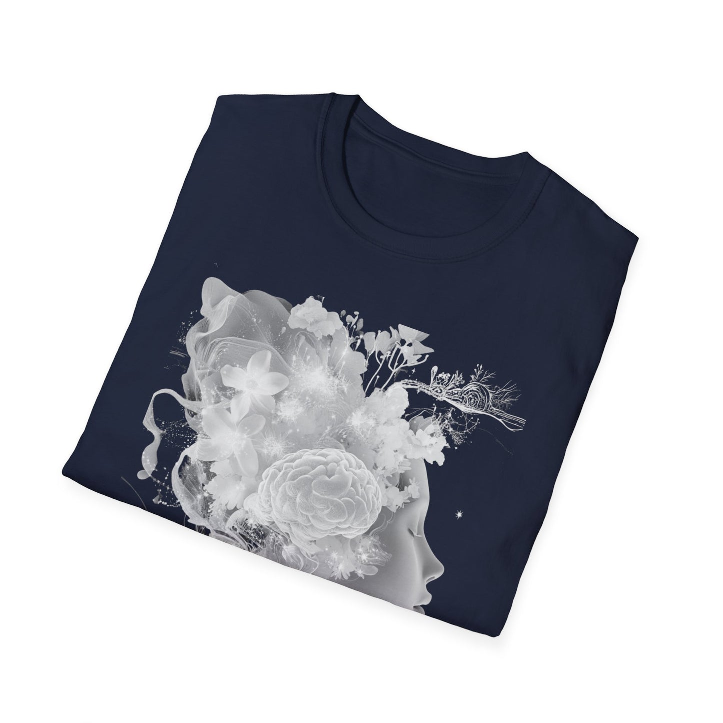 Mind Sculptor Floral Unisex T-Shirt - Softstyle Graphic Tee
