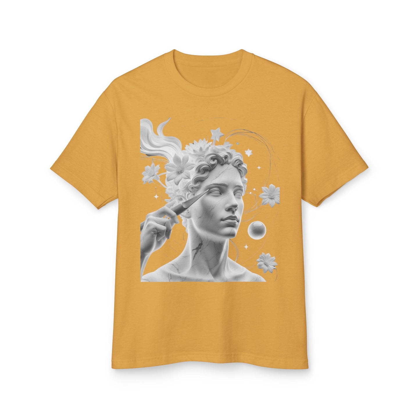 Mind Master Sculpture Tee - Unisex Heavyweight Cotton Shirt