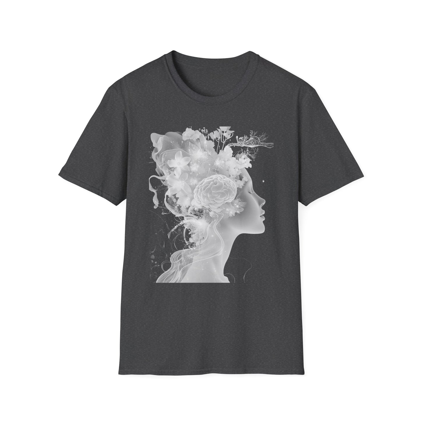Mind Sculptor Floral Unisex T-Shirt - Softstyle Graphic Tee