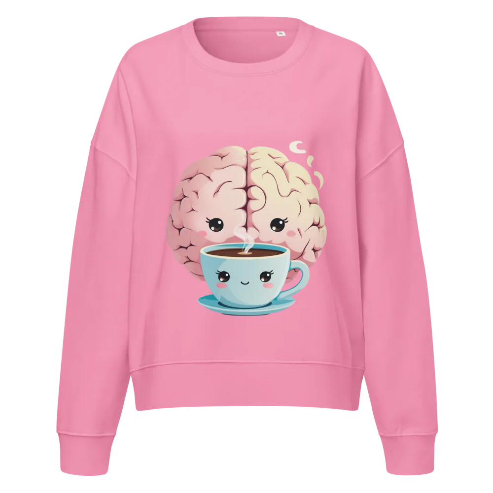 “Caffeinated Brain Kawaii Sweatshirt”