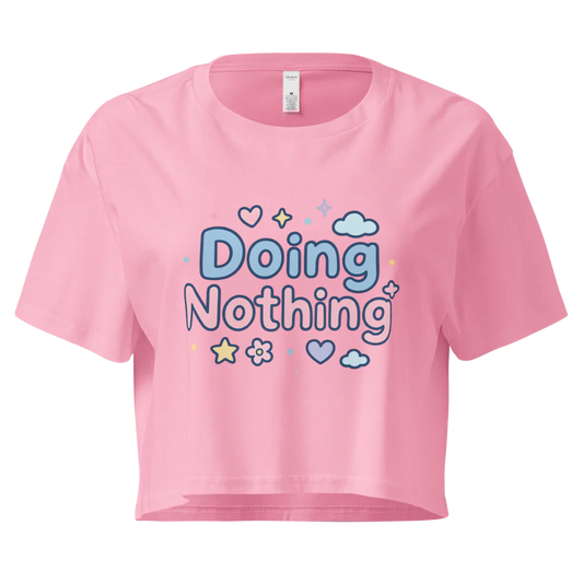 Doing Nothing Tee | Cozy Aesthetic Loungewear Shirt